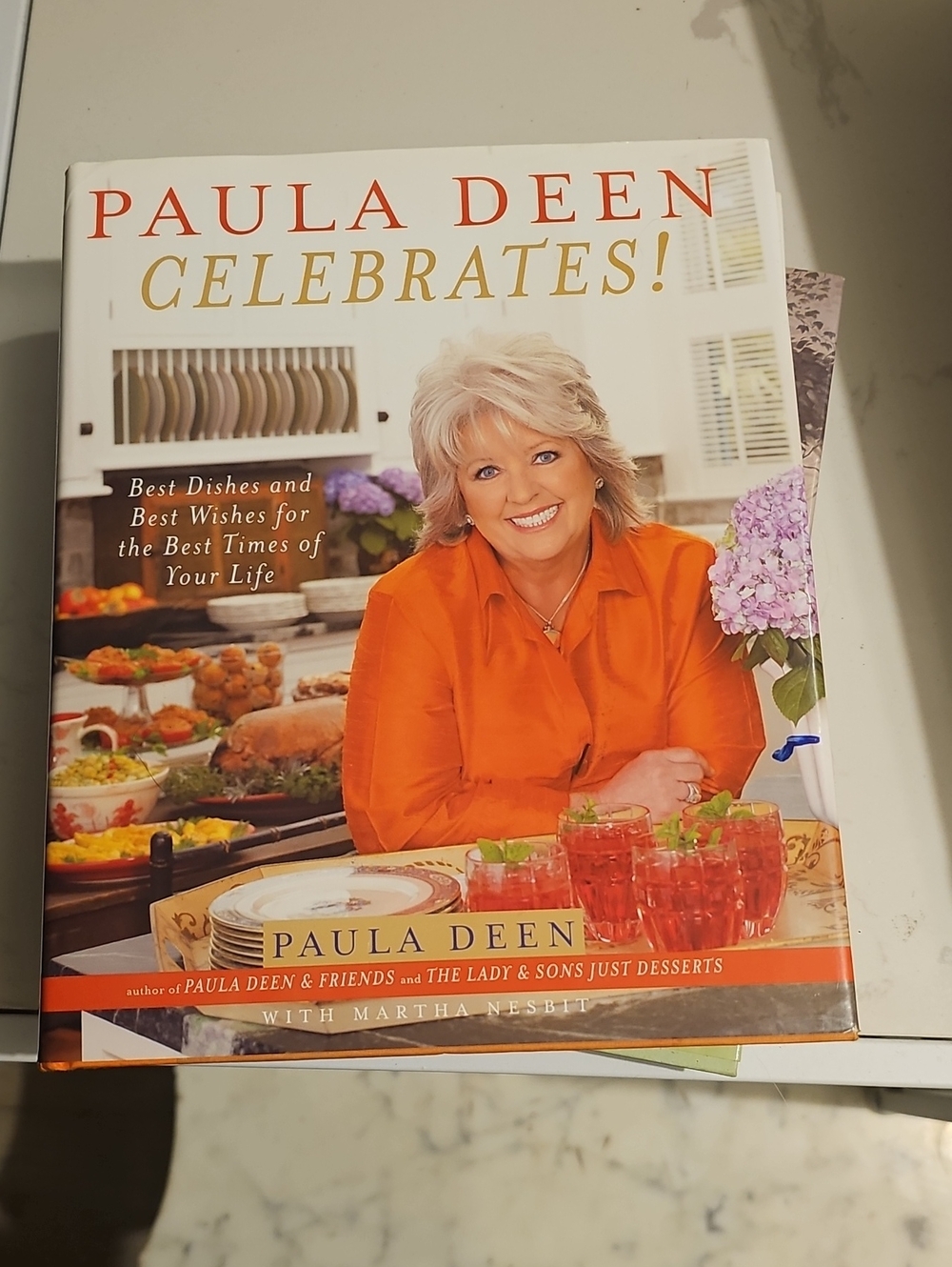 Paula Deen Celebrates! Cookbook - Orange Cover